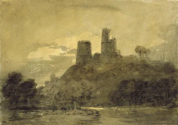 A Castle by a River, Moonlight